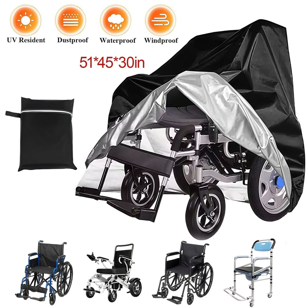 Waterproof Mobility Scooter Cover Heavy Duty Wheelchair Storage Cover Dustproof