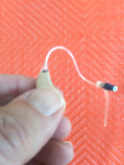 Mini DIGITAL RIC HEARING AID LEFT fit SEVERE LOSS PROGRAMMABLE 4 modes