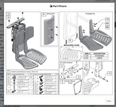 Sunrise Medical Power Center Mount ELR For Quickie Q300m With Footpads