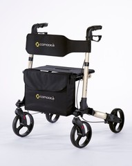 Comodita Brava – Super compact rolling walker with seat