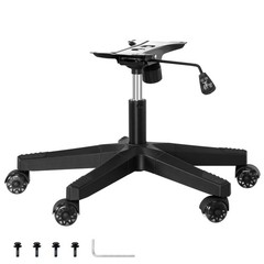 Frassie Nylon Gaming Chair Base 28 inches x 28 x 5 inches, Black