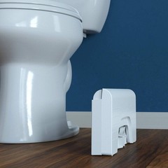 Squatty Potty Fold N Stow Compact Foldable Toilet Stool White 8 1 Lb