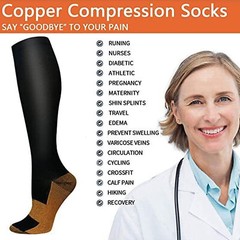 1-100Pair Compression Socks Pain Relief Calf Leg Foot Support Stocking S-XXL LOT