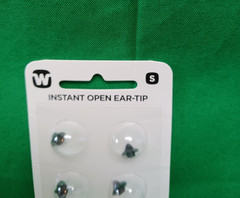 Widex Instant Open Ear-Tip Size Small LOT of 7 pkgs of 10 Dated 2015-2017