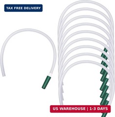 10 Pack Leg Bag Extension Tubing 18 Inch Flexible Kink Resistant Urine Collectio