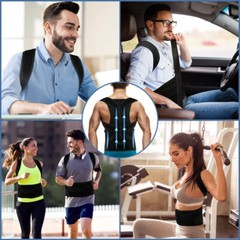 Back Posture Corrector Full Back Support Back Brace Straightener Neck Scoliosis
