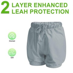 Adult Plastic Pants Waterproof Diaper Cover Reusable Leak Proof XL Gray