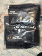 Genuine and Copper Compression Arch Support New Sealed 1 Pair Black Works Well