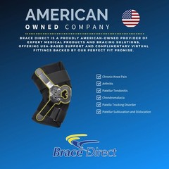 Internal Deluxe ROM Hinged Knee Brace with Compression Wrap and Open Patella