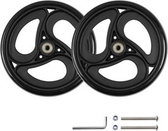 Wealrit 2 Pcs Solid 8 Inch Replacement Wheels for Wheelchairs, Walker, Drive …