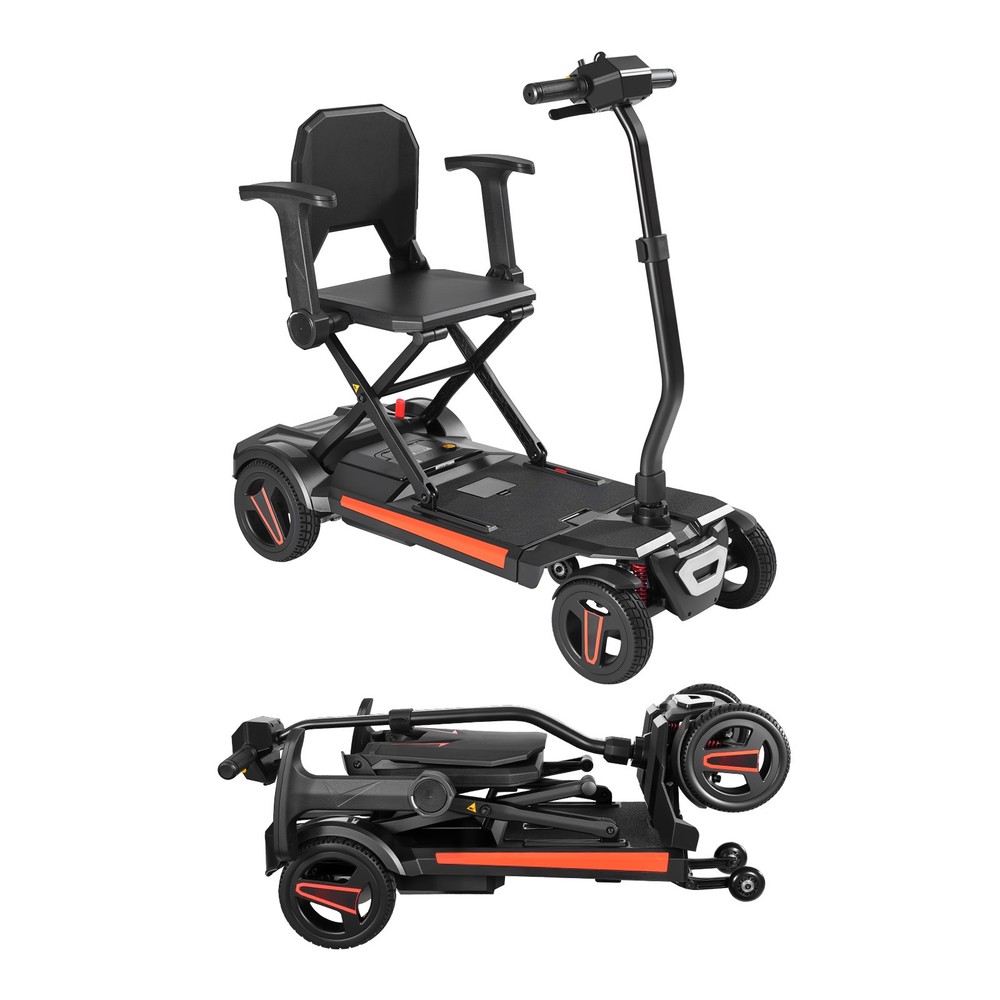 Uimoso 4-Wheel Electric Mobility Scooter with Foldable Design for Easy Transport