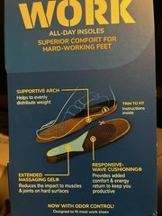 Dr. Scholl’s Work Massaging Gel Advanced Insoles Men’s Sizes 8-14 1 PR