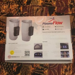 NEW Plasma Flow Portable Limb Compression Device Cordless W/Charging and Manual