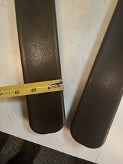 Rubican DX14 Folding Power Wheelchair Armrest, Set of 2, Black SP1