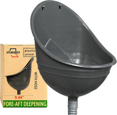 Waterless Wall-Mounted Urinal for Men with No-Drill Installation