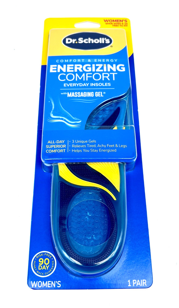 Dr. Schols Comfort And Energy Women’s Everyday Insoles With Massaging Gel