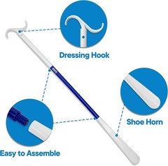 RMS 35.5 Inch Extra Long Dressing Stick Aid for Shoes, Socks, Shirts and…