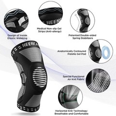 Advanced Knee Brace with Gel Pad & Side Stabilizers – Pain Relief & Comfort
