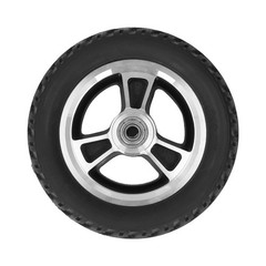 6in Solid Wheel Light Sturdy Aluminum Alloy Hub Replacement For Wheelchair Use