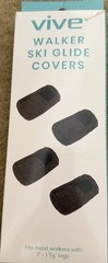 Vive Walker Ski Glide Covers (4 Pack)