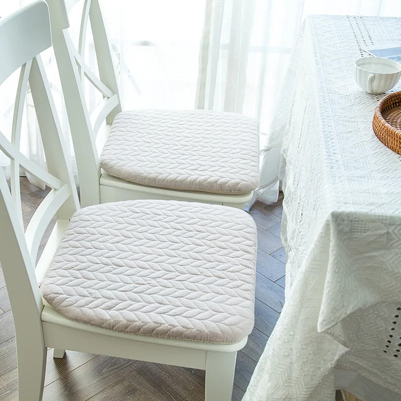 40X43cm Chair Cushion with Ties Ultra Soft Warm Seat Cushion for Office Car Soft