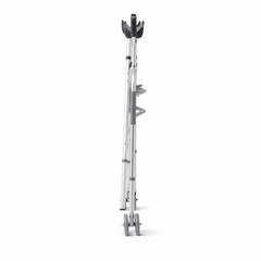 Medline Upright Walker with 5” Dual Wheels, Forearm Armrests 300 lb capacity