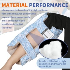 1 PCS Colorful Pattern Elbow Protector Elderly Adjustable Pressure Sore Pad
