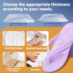 Arch Support Inserts with Gel Comfort – Height Options for Foot Pain Relief