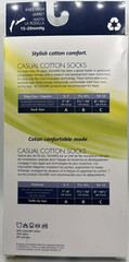 Sigvaris Group Knee High Casual Cotton Socks ~ 146CA99 15-20mmHG A ~ BLACK ~