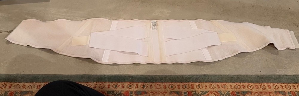 Core Products International Criss-Cross Lumbosacral Back Support XXL cream;Used