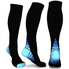 Copper Stretch Compression Socks 20-30mmHg Leg Support Sports Sleeve Men Women