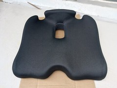 Benazcap Memory Seat Cushion for Office Chair 17 x 19 x 6 inches, Black
