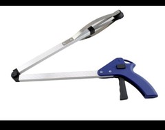 Long Reach Safety Extender Grabber By IdeaWorks In Black And Silver Lot Of 2.