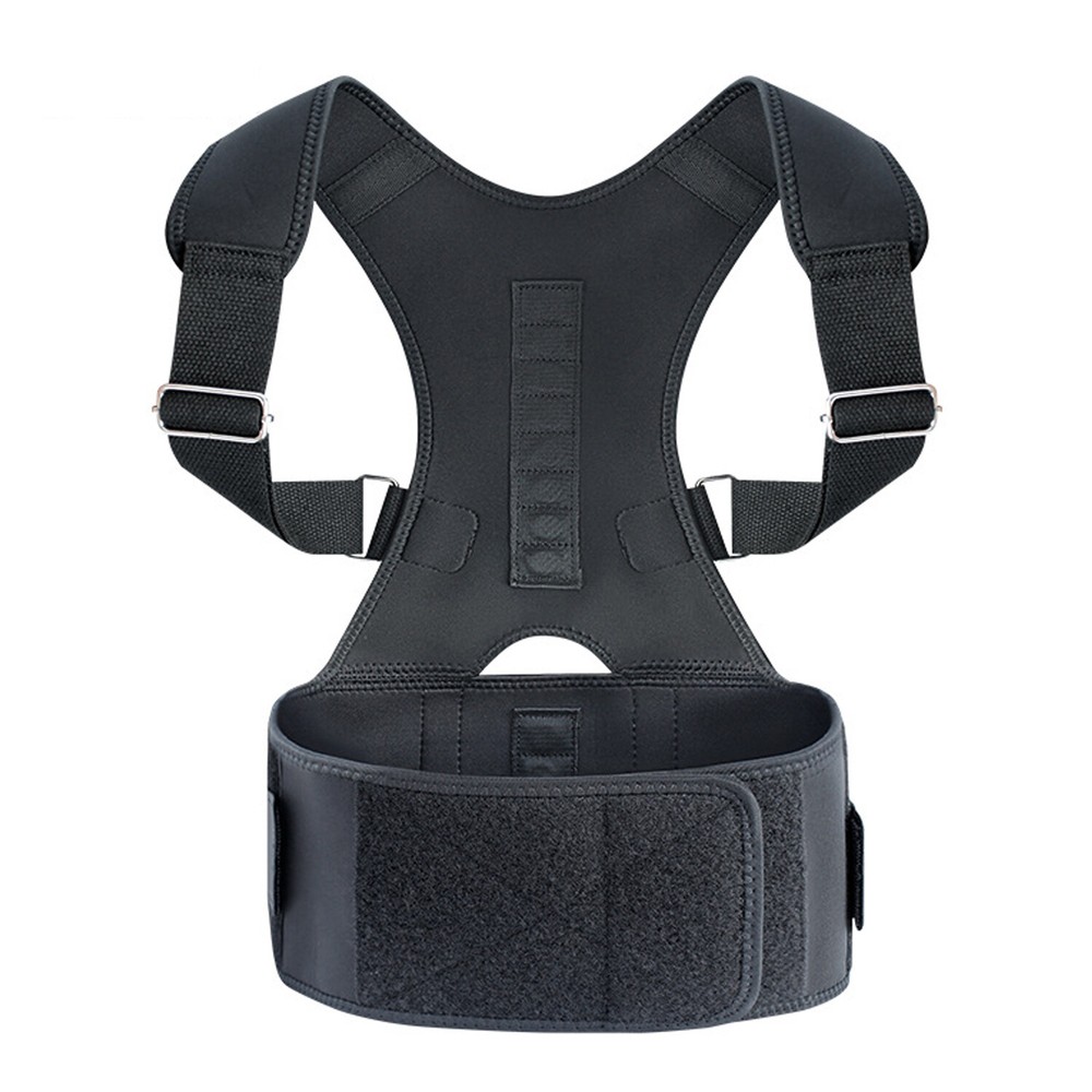 US Posture Corrector Support Magnetic Back Shoulder Brace Belt For Men Women hot
