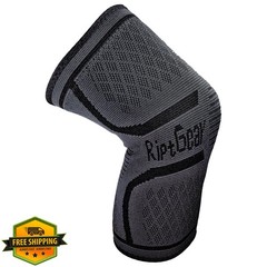 RiptGear XX-Large Gray Knee Compression Sleeve