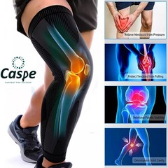 Full Leg Knee Support Compression Sleeve Brace Joint Pain Relief Arthritis Sport