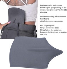 Lumbar Support Board for Post-Op Recovery, Contoured Foam Pad