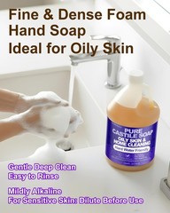 Flowhyet 1 Gallon Lavender Liquid Castile Hand Soap Refill Pure Natural Organic