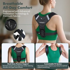 Breathable Posture Corrector for Men & Women, Back & Shoulder Support