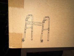 NEW Loyoda Standard Walker With Wheels 350lb Weight Capacity