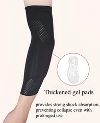 Nude Colored Stretchy Elbow Sleeve Protector 1 Pair, Beige, XS
