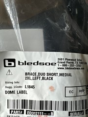New Bledsoe Duo Knee Brace Size 2XL – Right Knee – Sealed Bag