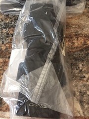 DJO Donjoy Deluxe Donut Knee Support, XL, Black, 11-0327-5-06060