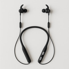 Nelpo BH-S5 Hearing Amplifier Neckband Bluetooth Wired Earbuds HD Noise Cut