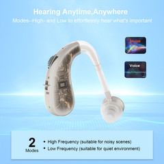 Hearing Aids for Seniors Rechargeable with Noise Cancelling Adjustable Volume