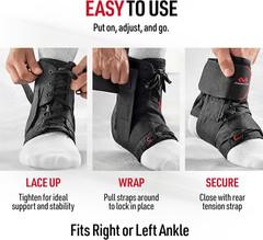 Ankle Brace Ultralight for Sprained Ankle, Figure 8 Ankle Braces, Lace up Ankle