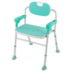 275lbs Foldable Shower Seat Folding Bath Chair Heavy Duty Shower Chair