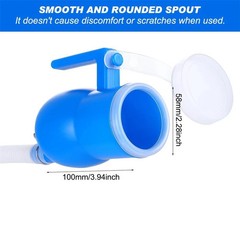 Urinal Bottle Portable Urinals for Men Women Urine 2000ml Mens L, Blue
