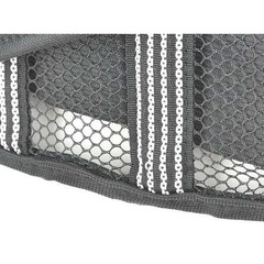 Ok-1 Ok-250S-L Back Support, Open Mesh, Black, L
