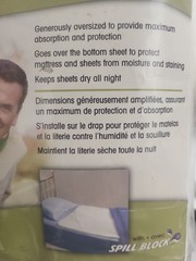 Priva Ultra Sheet Protector 34 In X 36 In With Spill Block And Ultimate Absorben